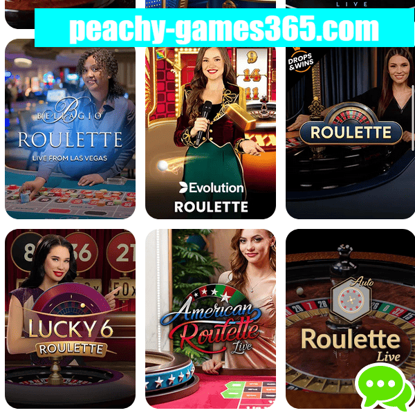 Peachy Games live roulette grid 2