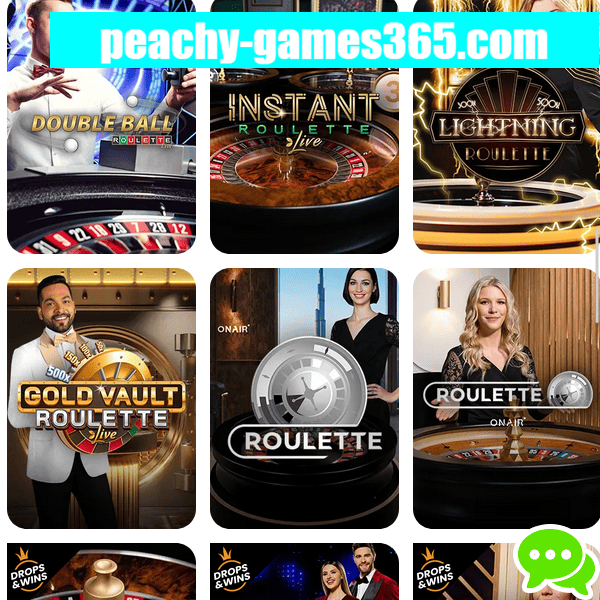 Peachy Games live roulette grid 3