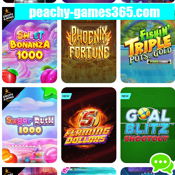 Peachy Games slots grid page 2
